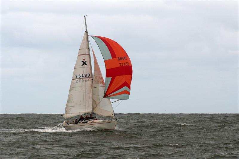 Expressly Forbidden romping along in the breezeRoyal Northumberland Yacht Club Regatta photo copyright Alan Smith taken at Royal Northumberland Yacht Club and featuring the IRC class