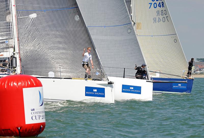 Action from the Brewin Dolphin Commodores' Cup 2012 photo copyright RORC / Rick Tomlinson taken at Royal Ocean Racing Club and featuring the IRC class