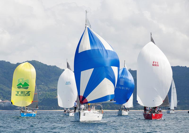 Cruising fleet on final day of 29th Phuket King's Cup Regatta  photo copyright Guy Nowell taken at Phuket Yacht Club and featuring the IRC class