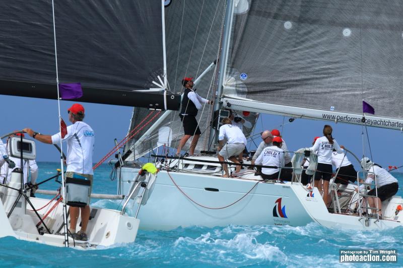 Valentine's Regatta at Jolly Harbour day 2 photo copyright Tim Wright / www.photoaction.com taken at Jolly Harbour Yacht Club and featuring the IRC class