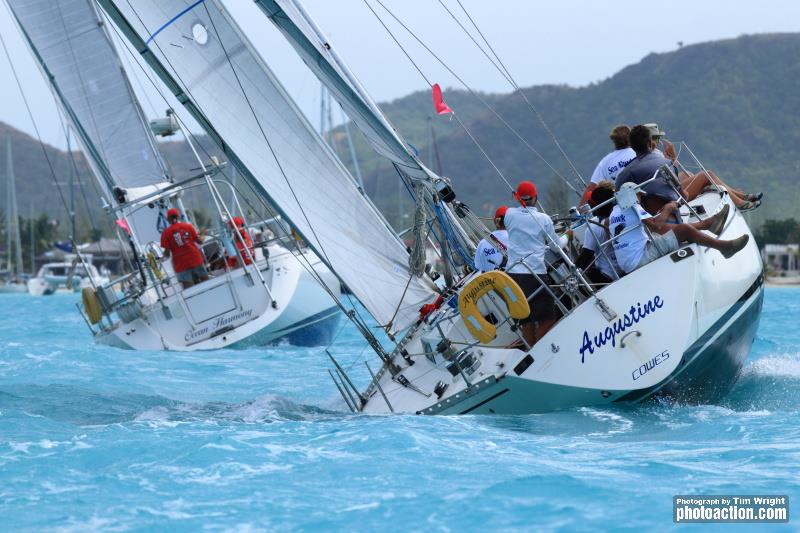 Valentine's Regatta at Jolly Harbou photo copyright Tim Wright / www.photoaction.com taken at Jolly Harbour Yacht Club and featuring the IRC class