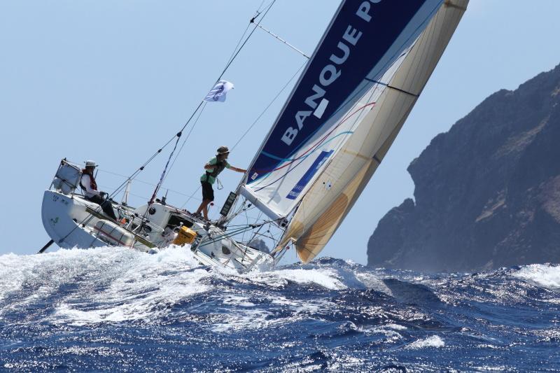 Sor, Figaro II from the Guadeloupe Grand Large Sailing school team - class winners in the RORC Caribbean 600 photo copyright RORC / Tim Wright taken at Antigua Yacht Club and featuring the IRC class