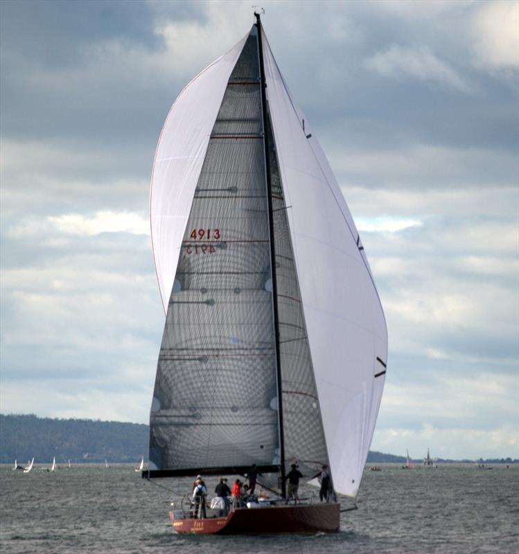 Peter Cretan's Marten 49 Tilt won line honours by 16 seconds from Gary Smith's The Fork in the Road photo copyright Peter Campbell taken at  and featuring the IRC class