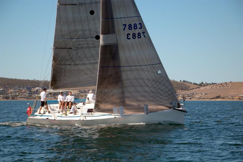 Madness was one of the winners in Division 1 on the River Derwent in the Hobart Combined Clubs Harbour Series photo copyright Angus Calvert taken at  and featuring the IRC class