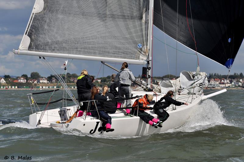 Dubarry Women's Open Keelboat Championship photo copyright B. Malas taken at Hamble River Sailing Club and featuring the IRC class