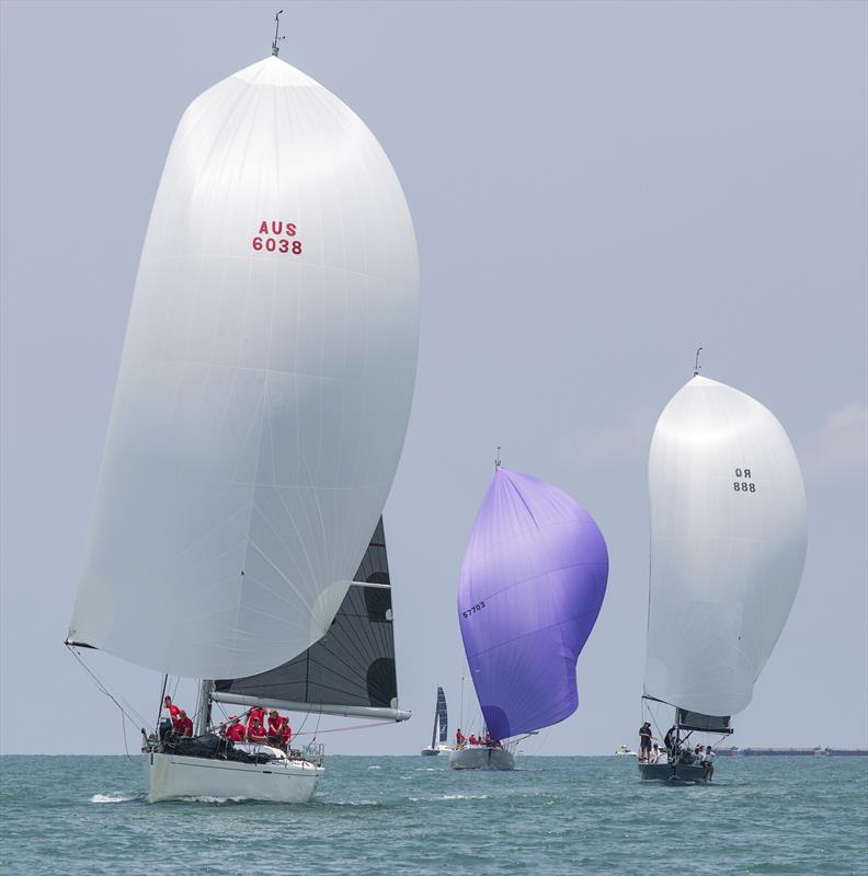 Sailors enjoy good breezes on day 2 of the Top of the Gulf Regatta photo copyright Guy Nowell / Top of the Gulf Regatta taken at Ocean Marina Yacht Club and featuring the IRC class