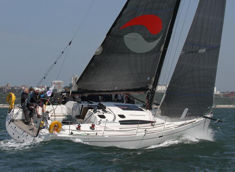 IRC course on day 2 of the International Paint Poole Regatta photo copyright Mark Jardine taken at Parkstone Yacht Club and featuring the IRC class