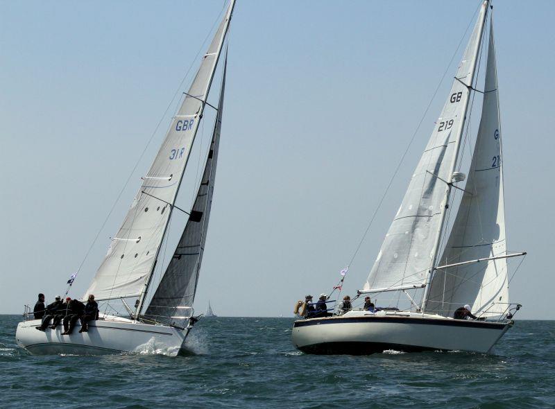 IRC course on day 2 of the International Paint Poole Regatta - photo © Mark Jardine