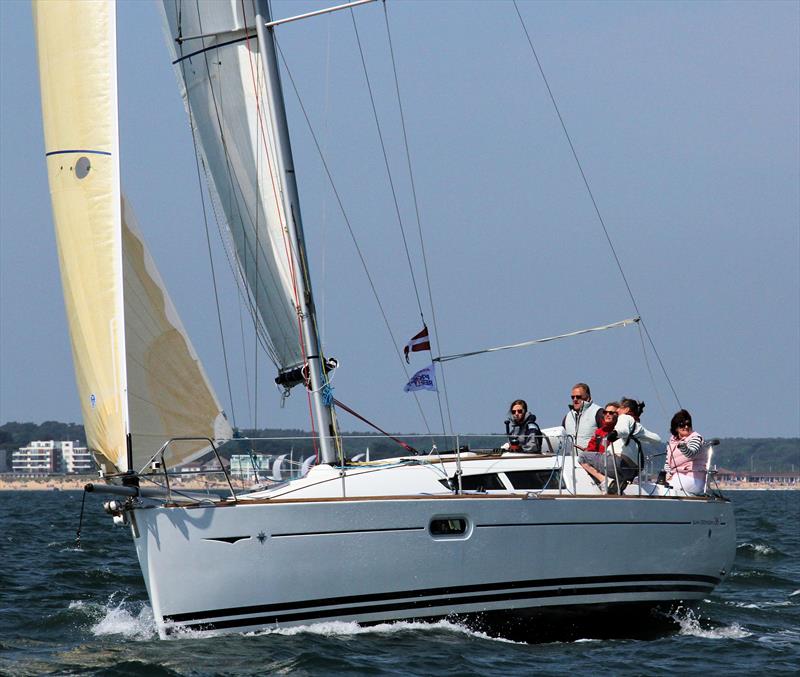 IRC course on day 2 of the International Paint Poole Regatta - photo © Mark Jardine