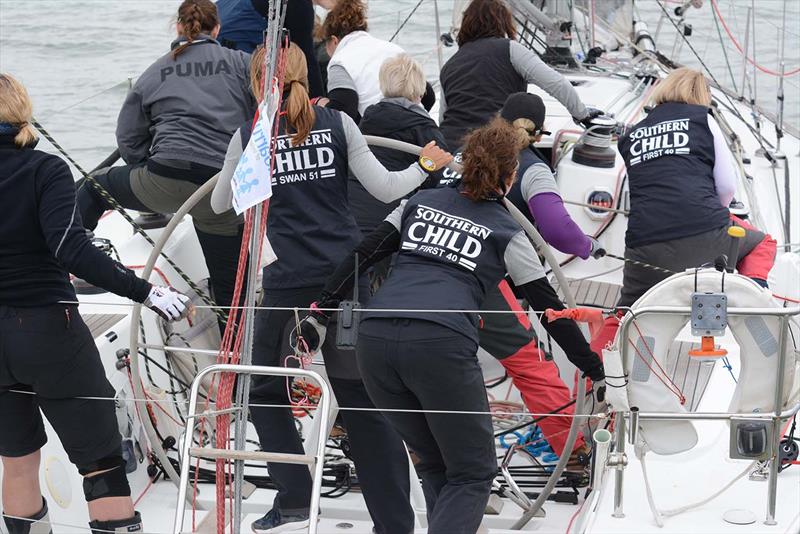 Dubarry Women's Open Keelboat Championship 2016 photo copyright Trevor Pountain taken at Hamble River Sailing Club and featuring the IRC class