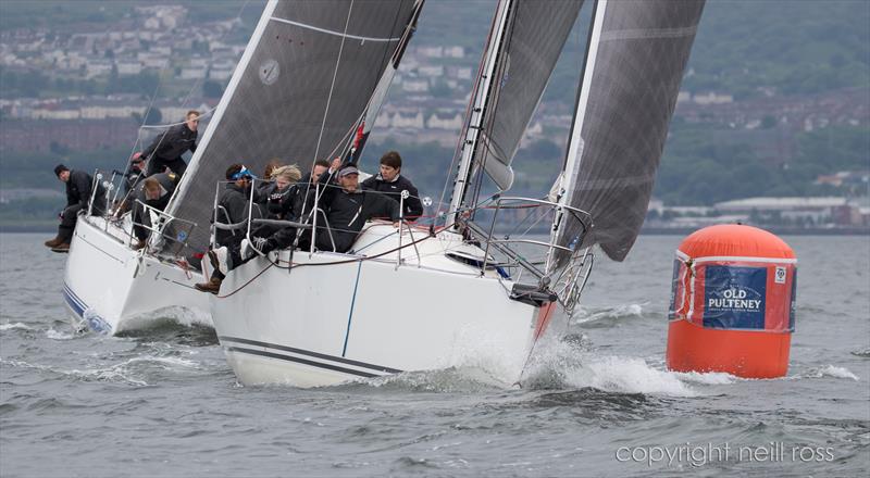 Racing on day 2 of the Old Pulteney Mudhook Regatta photo copyright Neill Ross taken at Mudhook Yacht Club and featuring the IRC class