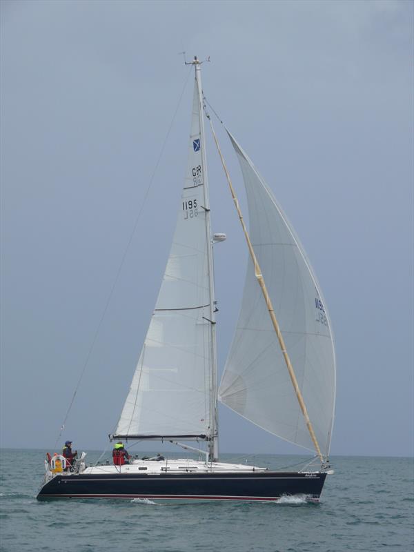 Gary Heward and Russell Hawkins of Marchwood Yacht Club in Southampton, winners of the Yachting Monthly Triangle Race photo copyright John Roberson taken at Royal Torbay Yacht Club and featuring the IRC class