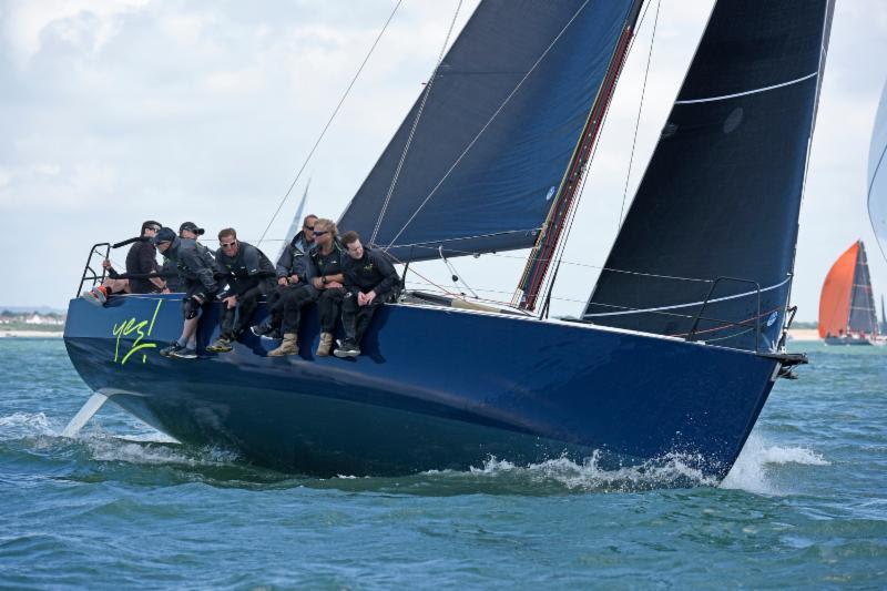 Leading IRC Two, Adam Gosling's JPK 10.80 , Yes! on day 1 of the RORC IRC Nationals photo copyright Rick Tomlinson / www.rick-tomlinson.com taken at Royal Ocean Racing Club and featuring the IRC class