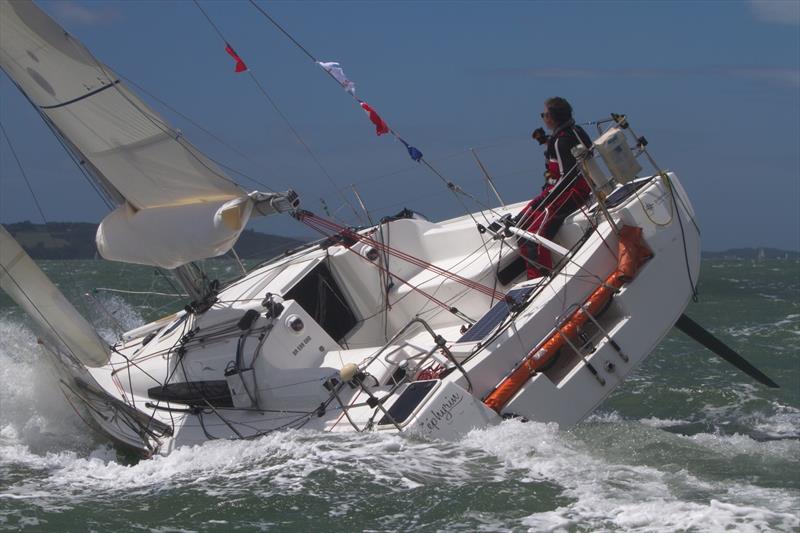 SORC Round the Rock Race - Pierreck Penven in his Sun Fast 3200 Zephyrin was third overall and second in Class 2 photo copyright Rob Packham taken at Solo Offshore Racing Club and featuring the IRC class