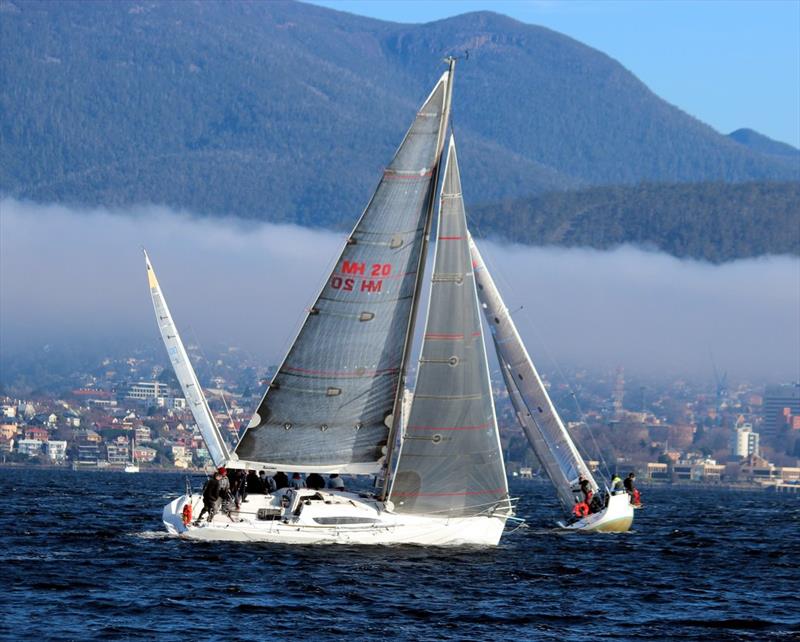 Philosopher took Division 1 - Bellerive YC Winter Race 3 on the River Derwent - photo © Peter Watson