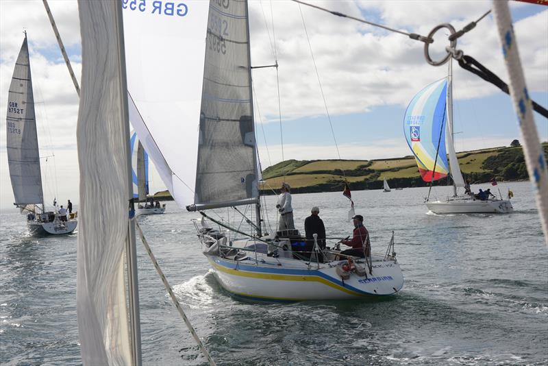 Cornwall Offshore Group Series race 6 sponsired by A2 Rigging photo copyright Chrissie Laming taken at Helford River Sailing Club and featuring the IRC class