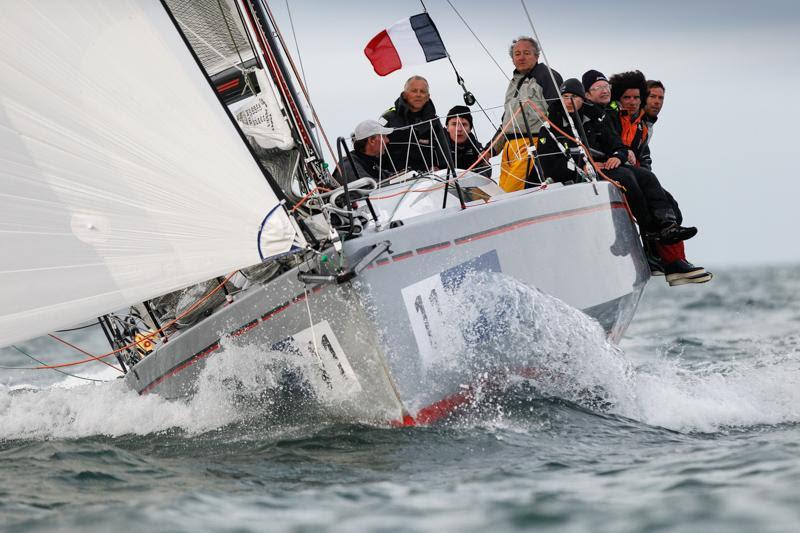 Andrew Hurst's JND39 Stamina was up with the front runners on day 3 of the Brewin Dolphin Commodores' Cup photo copyright Paul Wyeth / RORC taken at Royal Ocean Racing Club and featuring the IRC class