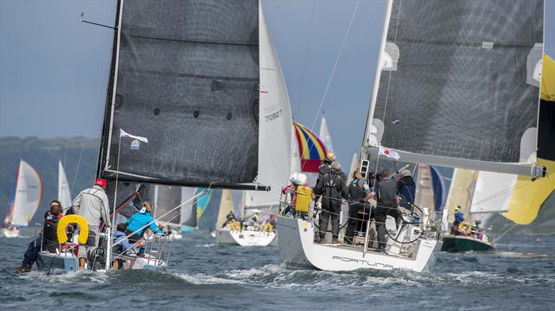 Aunt Jessie & Fortuna on day 3 of West Highland Yachting Week photo copyright Graeme Cowan / www.yachtingimages.co.uk taken at Royal Highland Yacht Club and featuring the IRC class