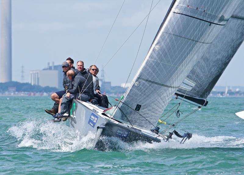 Big breeze on Sunday at Aberdeen Asset Management Cowes Week - photo © Tom Hicks / www.solentaction.com