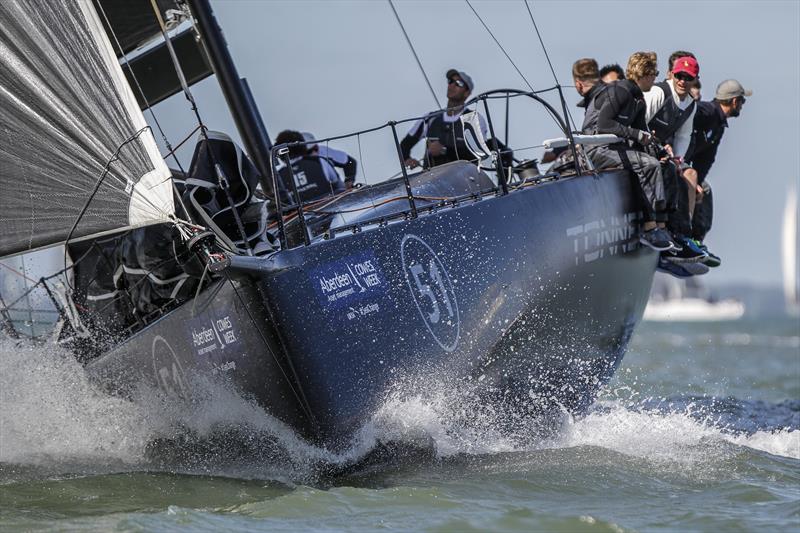 Tonnerre on Ladies Day at Aberdeen Asset Management Cowes Week photo copyright Paul Wyeth / www.pwpictures.com taken at Cowes Combined Clubs and featuring the IRC class