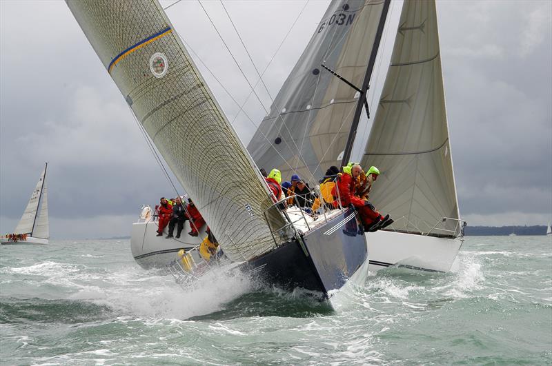 Andrew Pearce's IMX40 Magnum during the Warsash Spring Series in 2003 photo copyright Simon Ranshaw / www.SailPhoto.co.uk taken at Warsash Sailing Club and featuring the IRC class