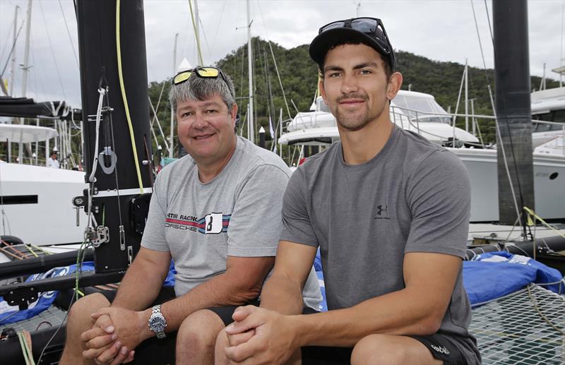 Simon Hull and James Wierzbowski of Frank Racing at Audi Hamilton Island Race Week photo copyright Crosbie Lorimer taken at Hamilton Island Yacht Club and featuring the IRC class