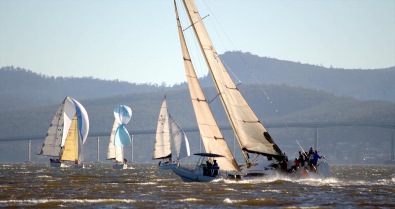 Graeme Wood's Sydney 47 Wot's Next won Division 1 of the Royal Yacht Club of Tasmania's Winter Series photo copyright Peter Campbell taken at Royal Yacht Club of Tasmania and featuring the IRC class