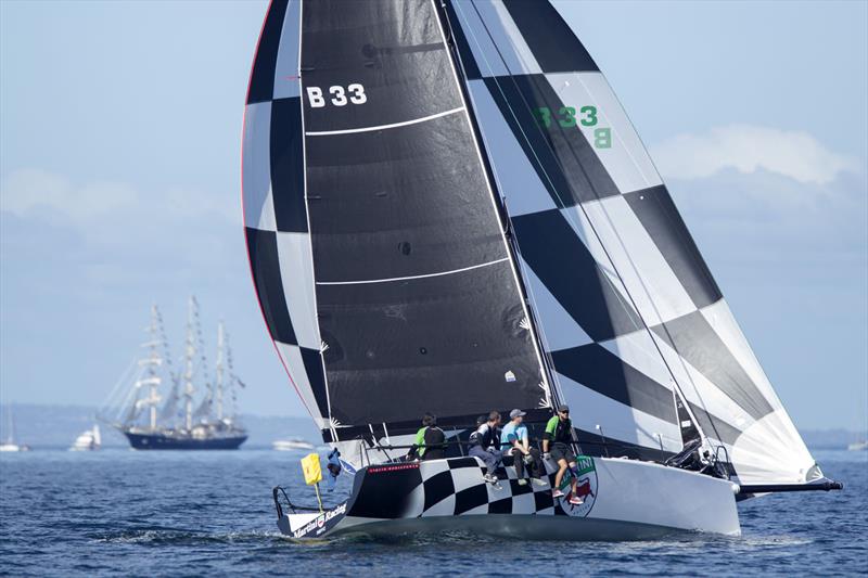 Martini Racing, first entry for the Festival of Sails 2017 photo copyright Steb Fisher taken at Royal Geelong Yacht Club and featuring the IRC class