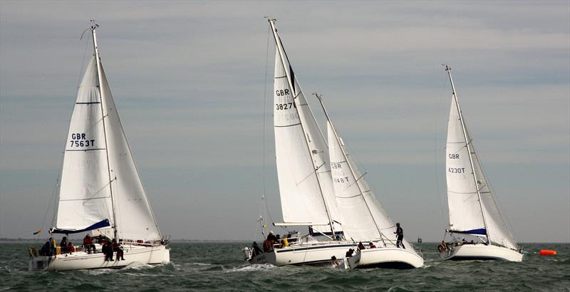 Club class at the Portsmouth Regatta 2016 photo copyright Russell Peace taken at Hornet Services Sailing Club and featuring the IRC class