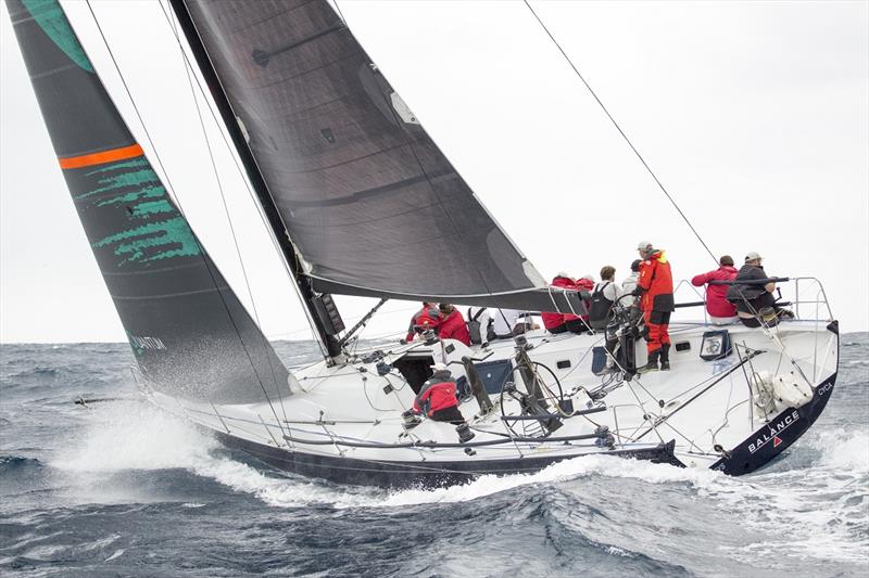 Line honours and second overall for Balance in the Lion Island Race - photo © David Brogan / www.sailpix.com.au