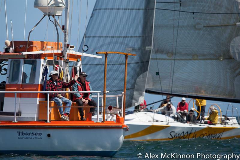 2016/17 Club Marine Series day 1 on Port Phillip Bay photo copyright Alex McKinnon Photography taken at Royal Yacht Club of Victoria and featuring the IRC class