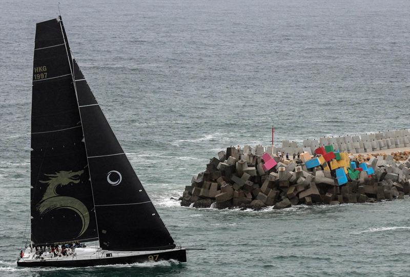 Beau Geste coming to the finish line in the Pittwater to Coffs photo copyright Stephen Collopy taken at Royal Prince Alfred Yacht Club and featuring the IRC class