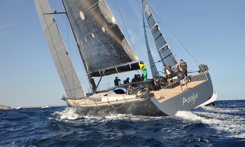 Aegir during the Rolex Middle Sea Race - photo © Roberto Runza