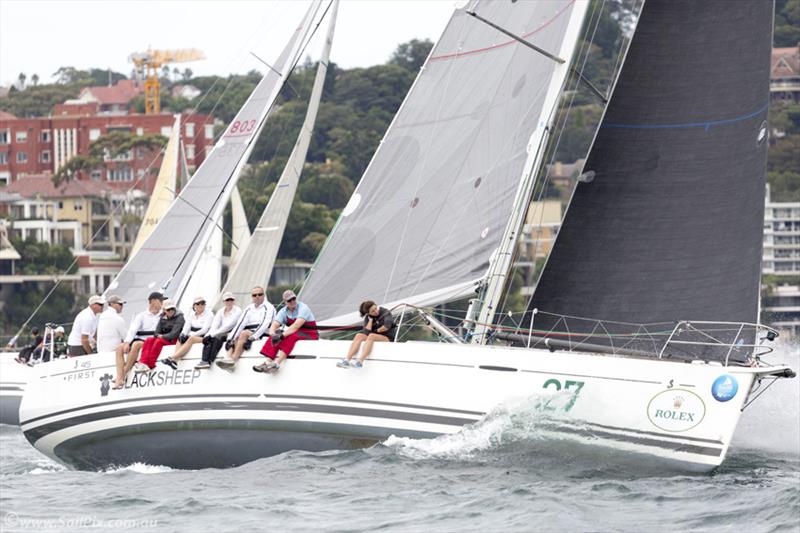 Black Sheep during the  the Land Rover Winter Series photo copyright David Brogan / www.sailpix.com.au taken at Cruising Yacht Club of Australia and featuring the IRC class