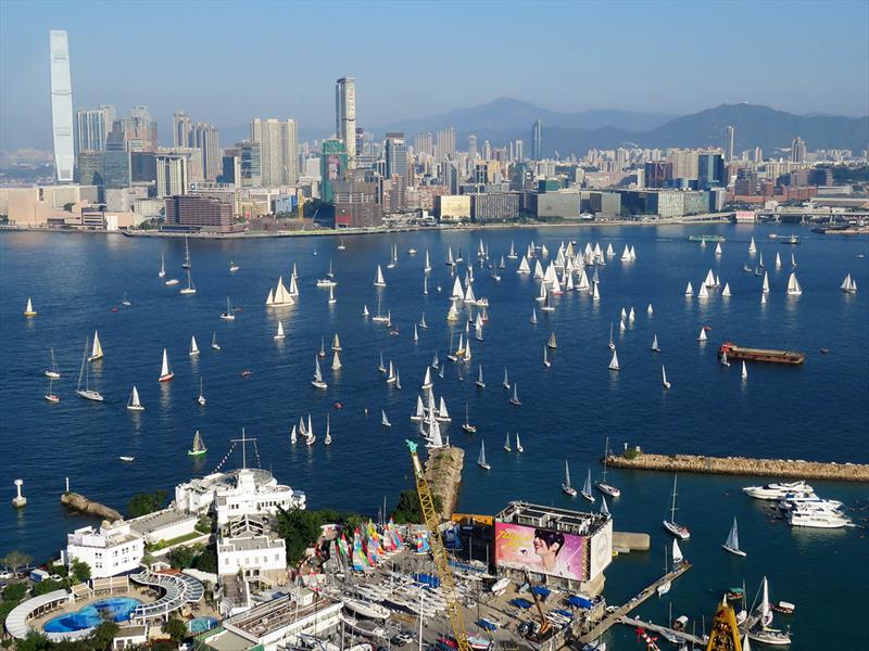 The largest fleet ever is set for Royal Hong Kong Yacht Club's Around the Island Race photo copyright RHKYC / Xaume Olleros taken at Royal Hong Kong Yacht Club and featuring the IRC class