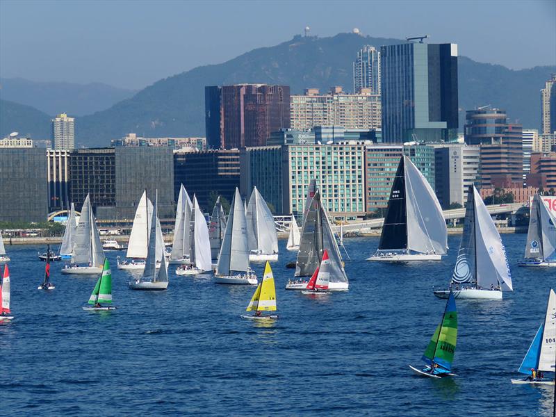 The largest fleet ever is set for Royal Hong Kong Yacht Club's Around the Island Race - photo © RHKYC / Xaume Olleros