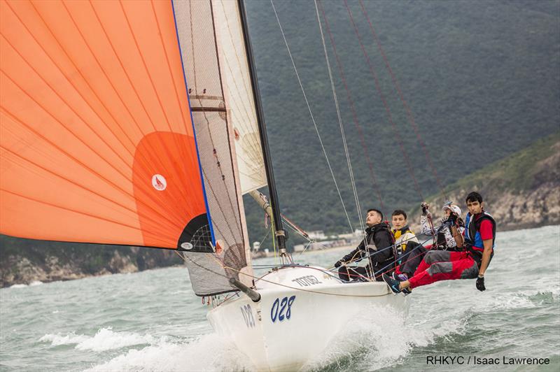 Royal Hong Kong Yacht Club's Around the Island Race 2016 photo copyright RHKYC / Isaac Lawrence taken at Royal Hong Kong Yacht Club and featuring the IRC class