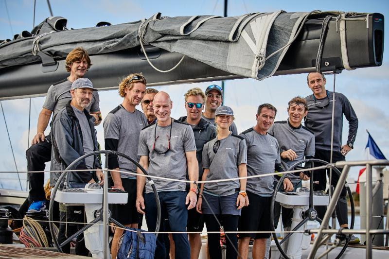 Team Aragon before the start: Arco Van Nieuwland & Andries Verde's Dutch Marten 72, Aragon photo copyright RORC / James Mitchell taken at  and featuring the IRC class