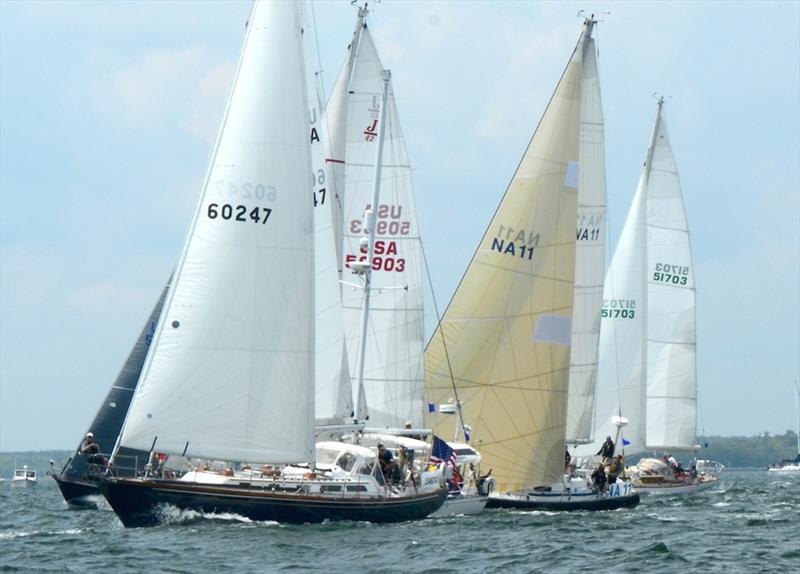 'Swift' the US Naval Academy 44 (NA11) took home a treasure trove of prizes from the 2015 Marion Bermuda Race photo copyright Talbot Wilson taken at Royal Bermuda Yacht Club and featuring the IRC class
