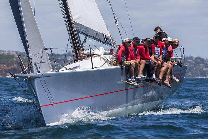 Chutzpah at the CYCA Trophy-Passage Series photo copyright Andrea Francolin taken at Cruising Yacht Club of Australia and featuring the IRC class