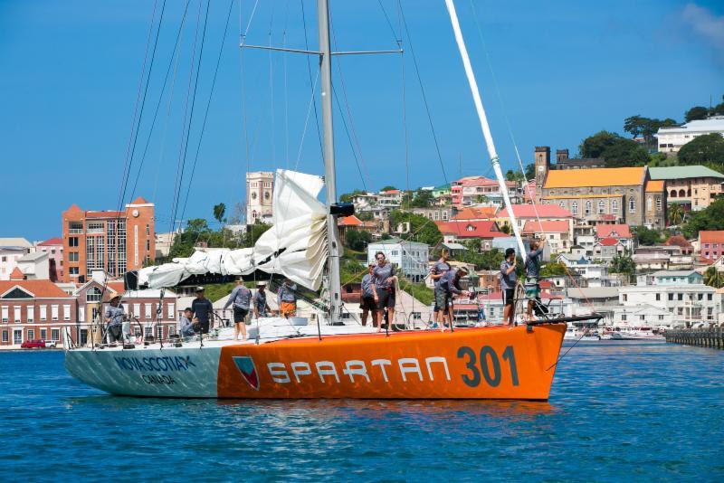 Flying the flag for Canada: Spartan Ocean Racing's Whitbread 60, Challenger - photo © RORC / Arthur Daniel