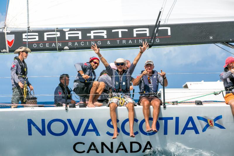Flying the flag for Canada: Spartan Ocean Racing's Whitbread 60, Challenger - photo © RORC / Arthur Daniel
