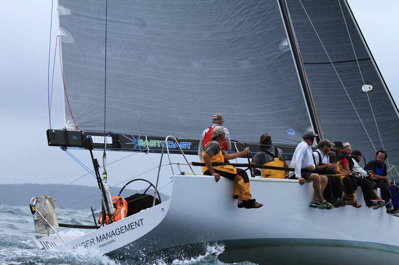 Anger Management during the Club Marine Pittwater to Southport Yacht Race start photo copyright Stephen Collopy / RPAYC taken at Royal Prince Alfred Yacht Club and featuring the IRC class