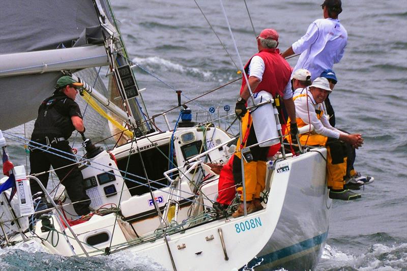 Occasional Coarse Language One during the Club Marine Pittwater to Southport Yacht Race start photo copyright Bob Fowler taken at Royal Prince Alfred Yacht Club and featuring the IRC class