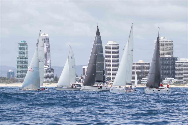 Performance Racing Division 1 on the start line on day two at SYC's Bartercard Sail Paradise Regatta photo copyright SYC taken at  and featuring the IRC class