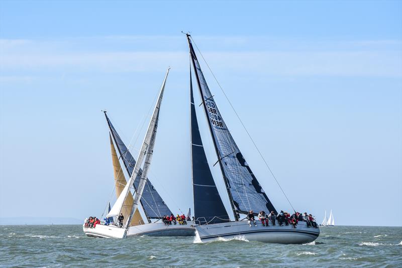 IRC2 on day 3 of the Helly Hansen Warsash Spring Series photo copyright Andrew Adams / www.closehauledphotography.com taken at Warsash Sailing Club and featuring the IRC class