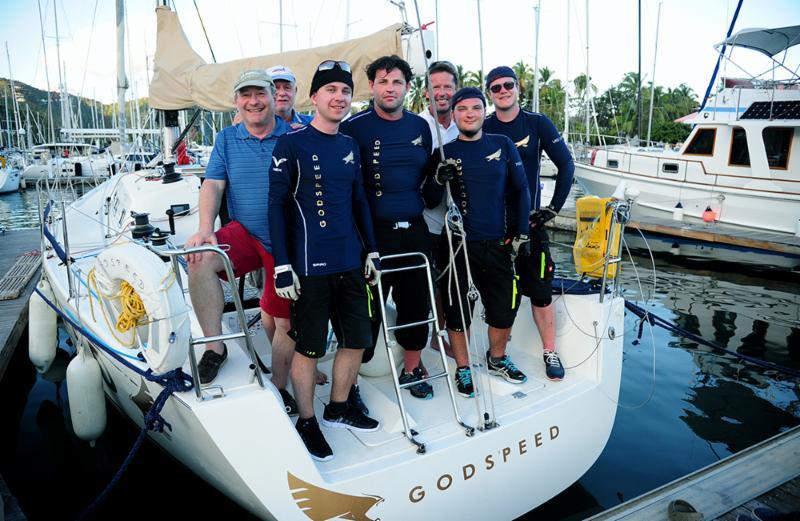 Newcomer to the BVI Spring Regatta this year is the X41 Godspeed from Austria, skippered by Peter Steinkogler photo copyright BVISR / ToddVanSickle taken at Royal BVI Yacht Club and featuring the IRC class