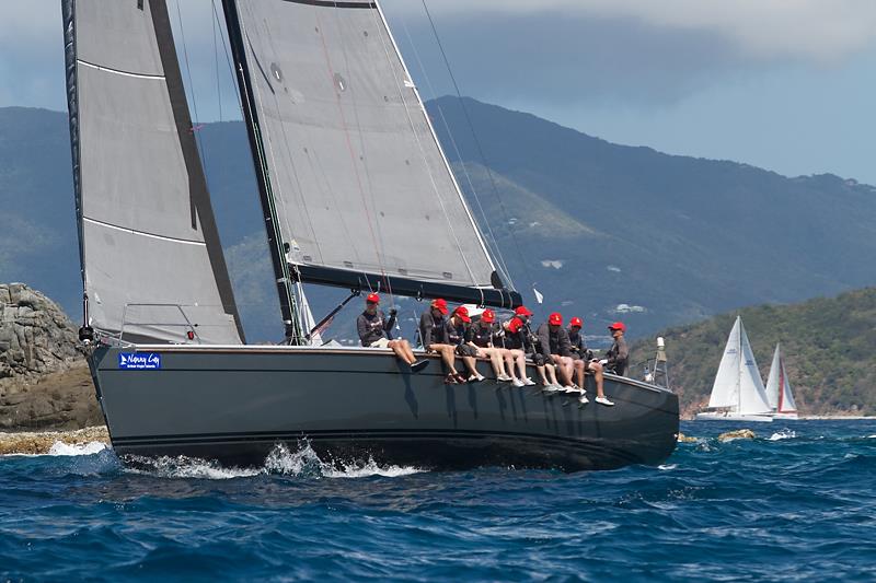 Jeremy Jablonski's Hanse, Avanti lead Jib & Main on day 2 of the BVI Spring Regatta photo copyright BVISR / www.ingridabery.com taken at Royal BVI Yacht Club and featuring the IRC class