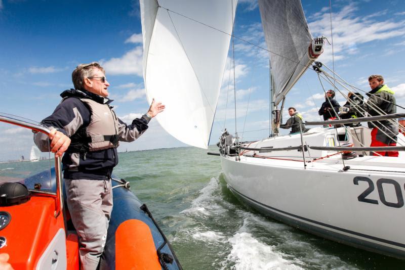Jim Saltonstall offers his expert advice at the RORC Easter Challenge - photo © Paul Wyeth / www.pwpictures.com