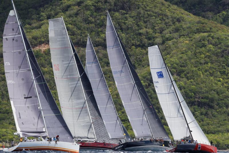 CSA 1 fleet racing on Fever-Tree Race Day 2 at Antigua Sailing Week - photo © Paul Wyeth / www.pwpictures.com
